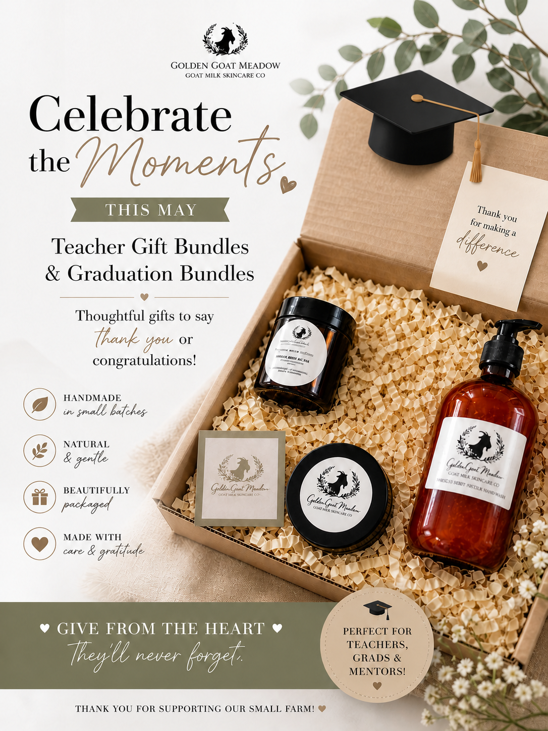 Golden Meadow Gratitude Box