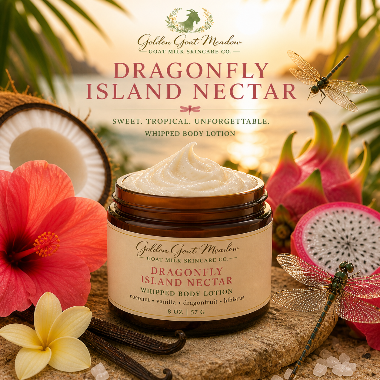 LIMITED Dragonfly Island Nectar Whipped Lotion