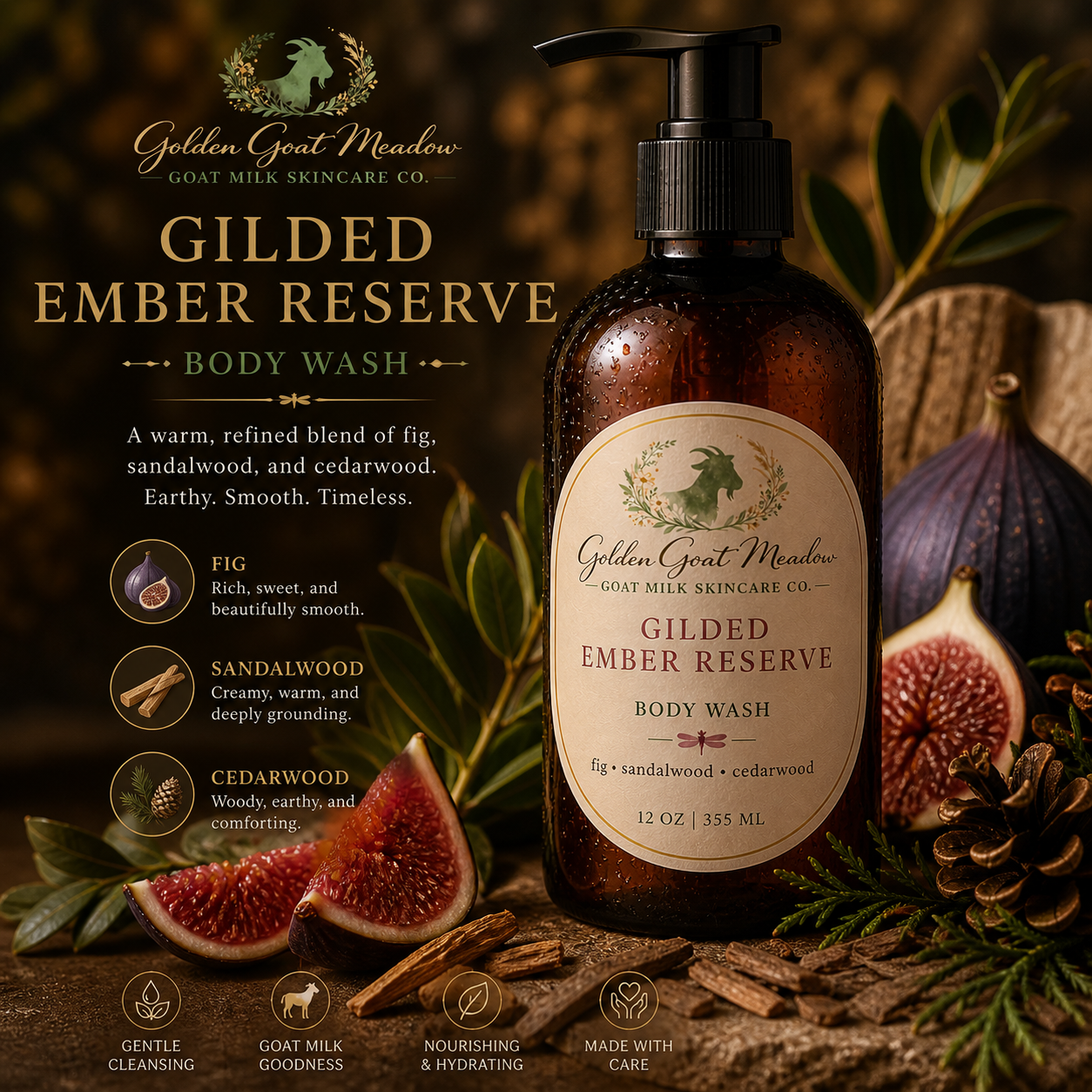 Gilded Ember Reserve Body Wash