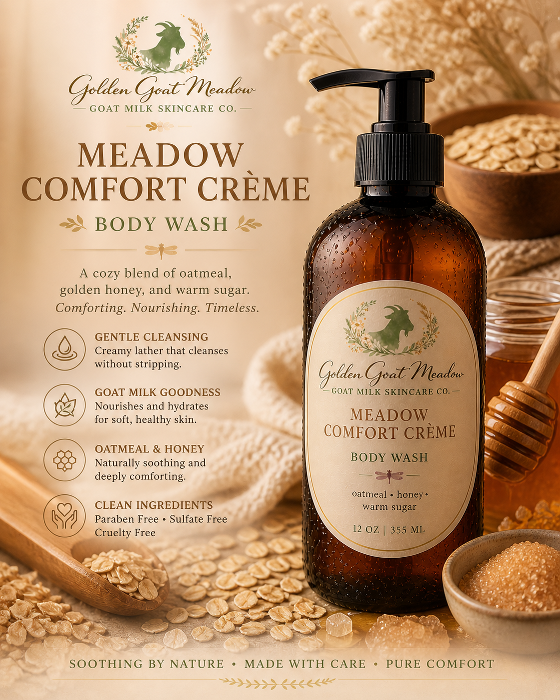 Meadow Comfort Créme Body Wash