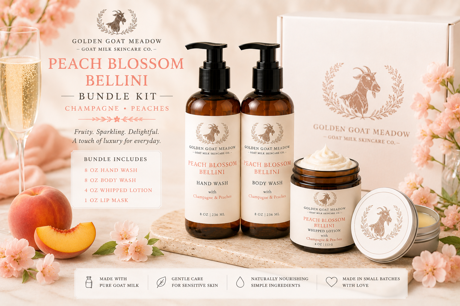 Peach Blossom Bellini Bundle